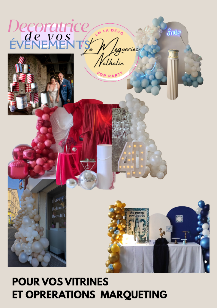 LM La Déco for Party - Décoratrice de vos événements pour vos vitrines