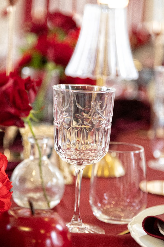 LM La Déco for Party - Verre cristal et détails de table